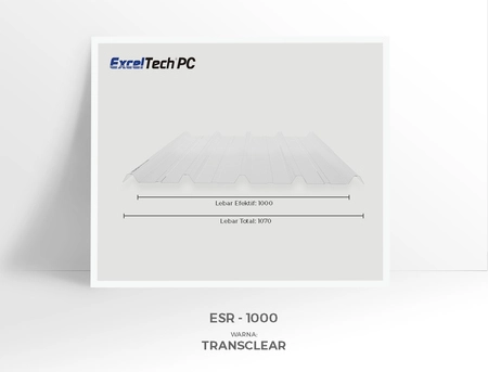 atap transparan ESR 1000 ExcelTech