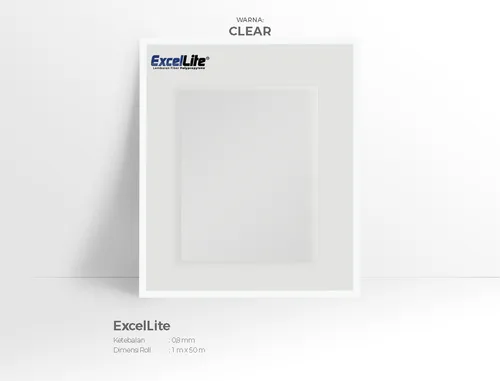 fiber penutup pagar ExcelLite warna clear