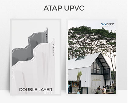 Atap uPVC Double Layer SKYDECK