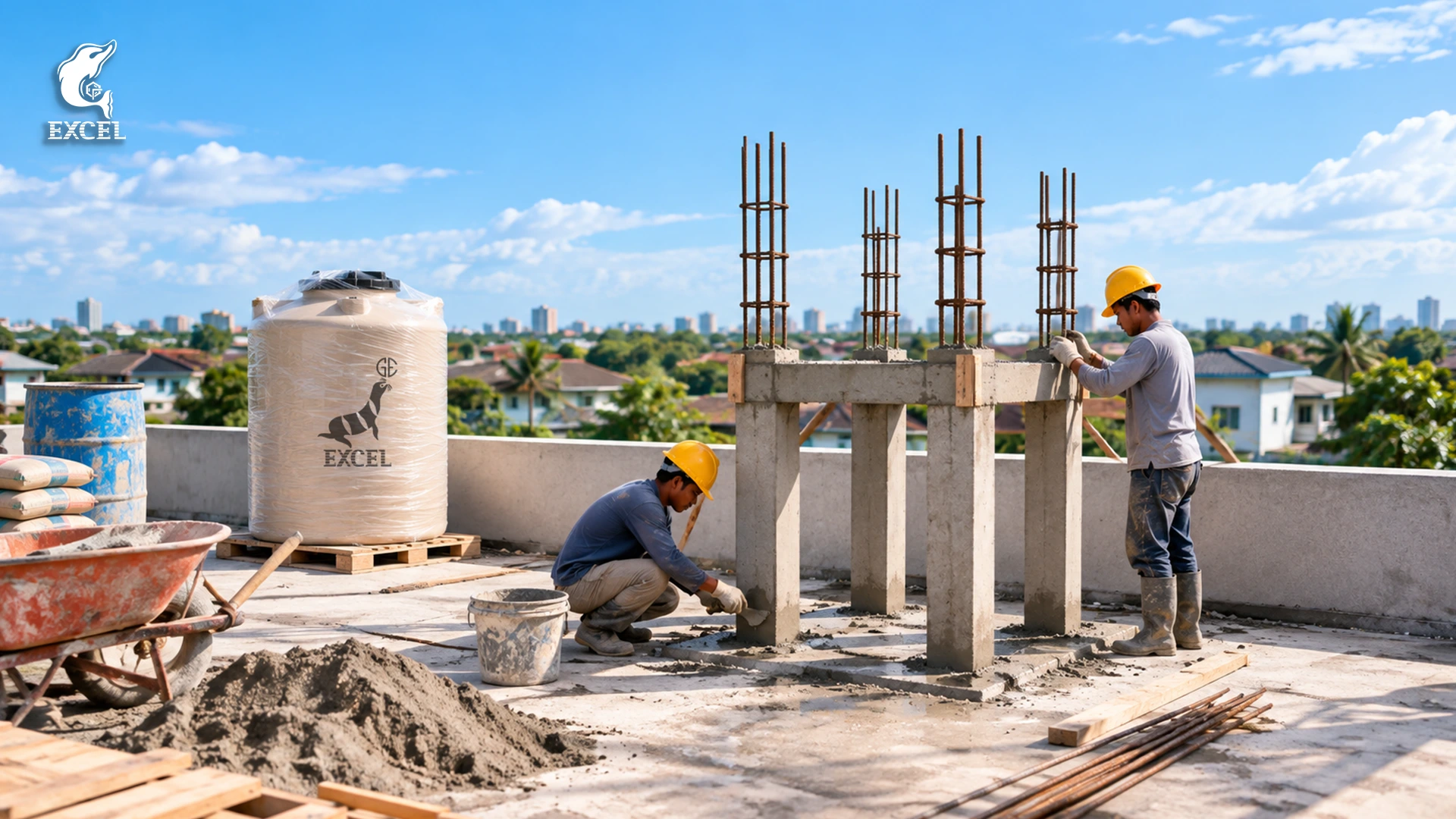 Cara Membuat Konstruksi Tandon Air dari Beton