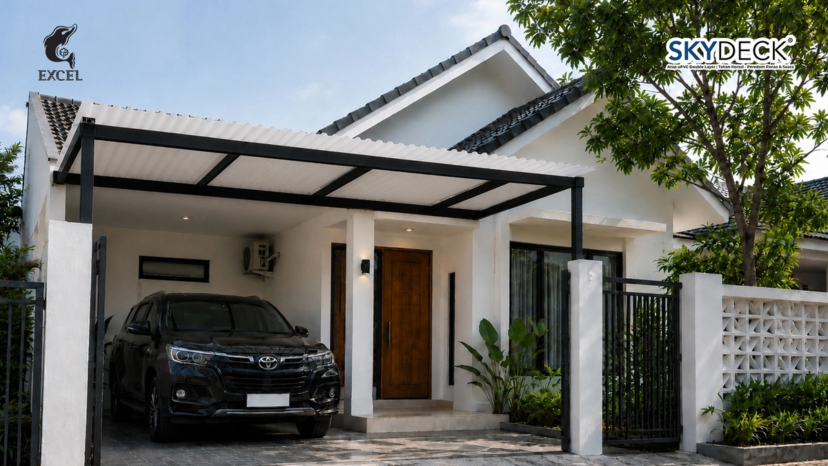 Fungsi, Jenis & Tips Memilih Atap Carport