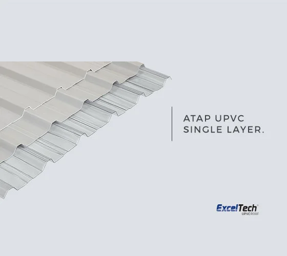 Gambar Atap uPVC Single Layer Exceltech