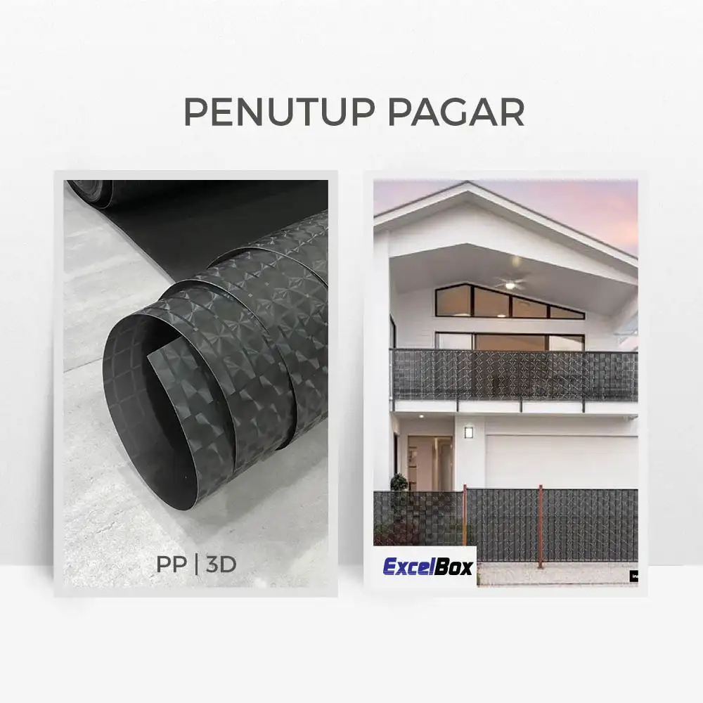 Gambar Penutup Pagar / Seng Roll PP | 3D